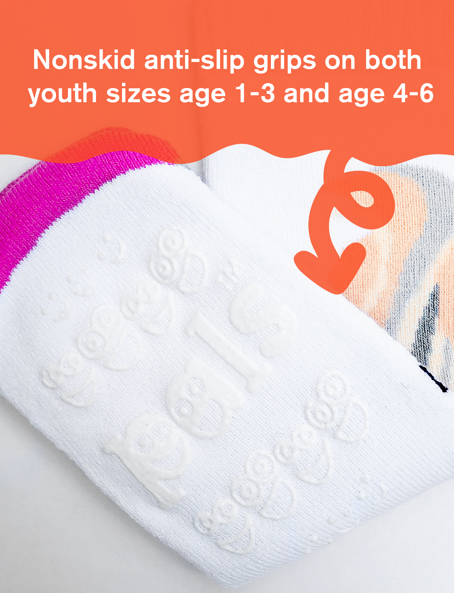 Horse & Alpaca Mismatched Non-Slip Toddlers Socks: KIDS LARGE