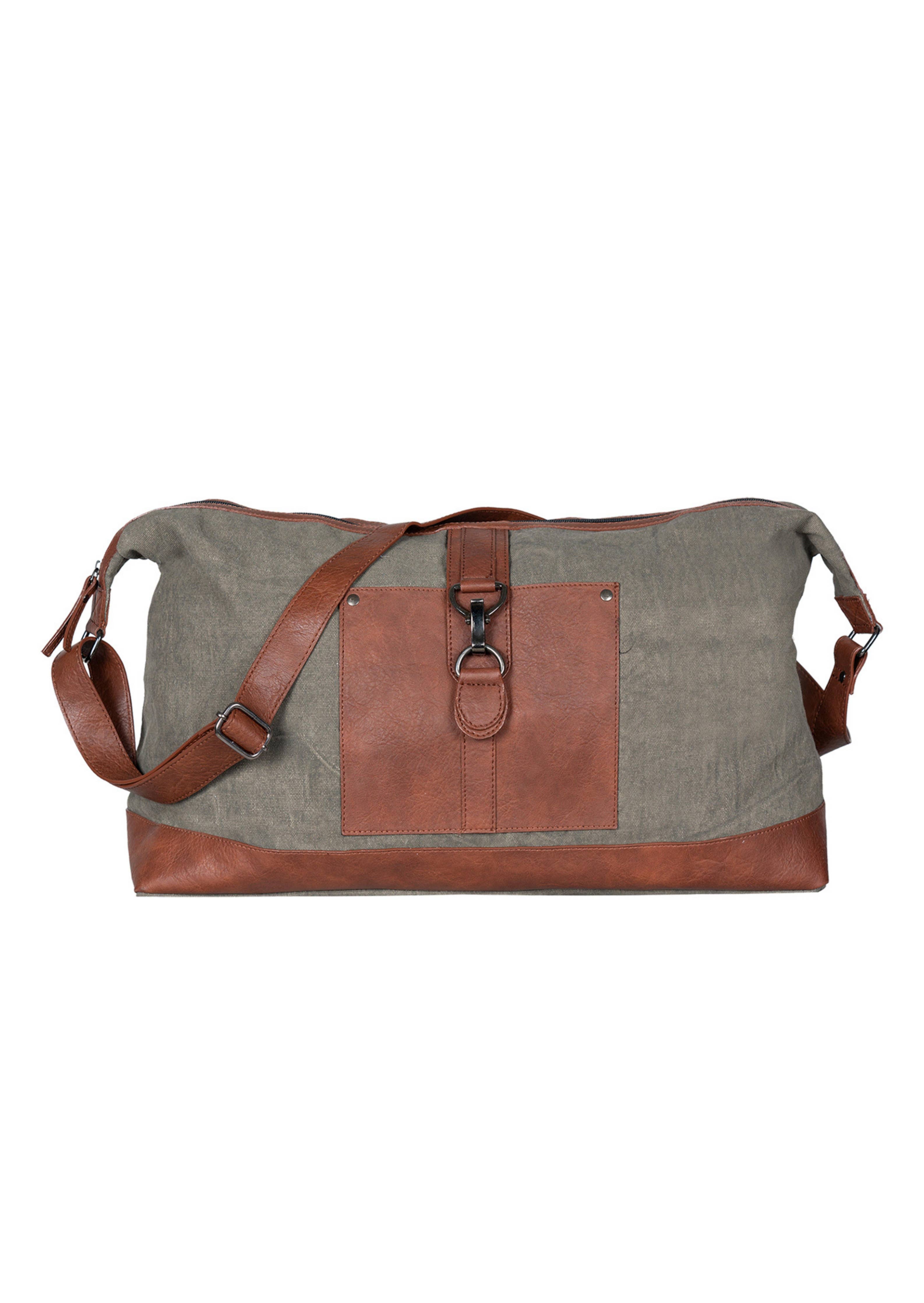 Miles Up-Cycled Canvas Unisex Weekender Bag
