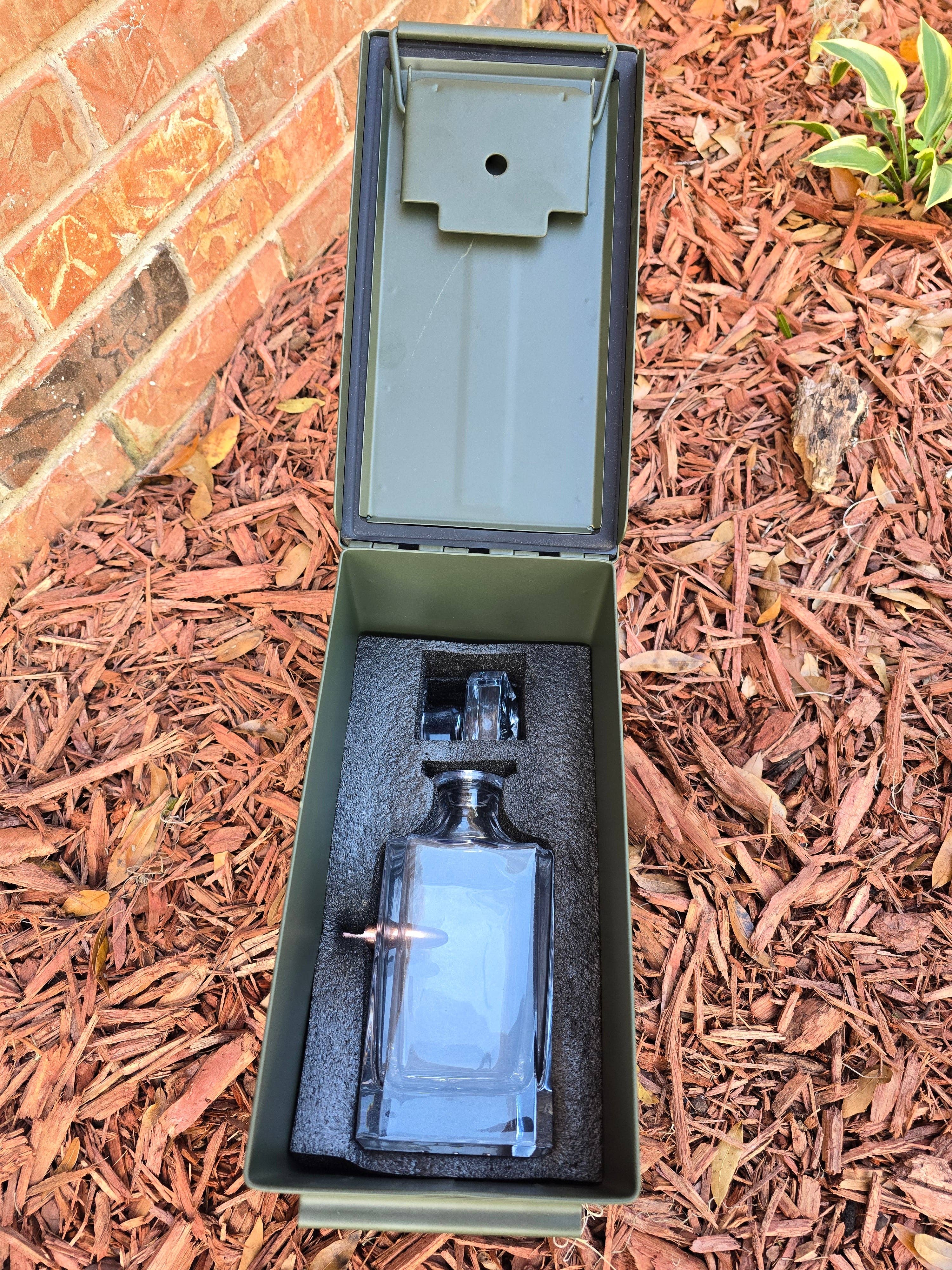 Locked & Loaded Whiskey Kit: Inside a 50 Cal Ammo Can