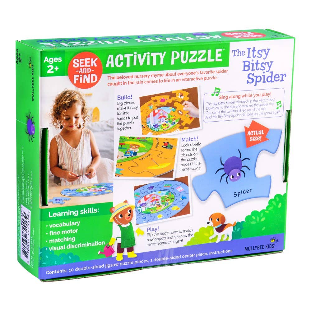 Activity Puzzle The Itsy Bitsy Spider