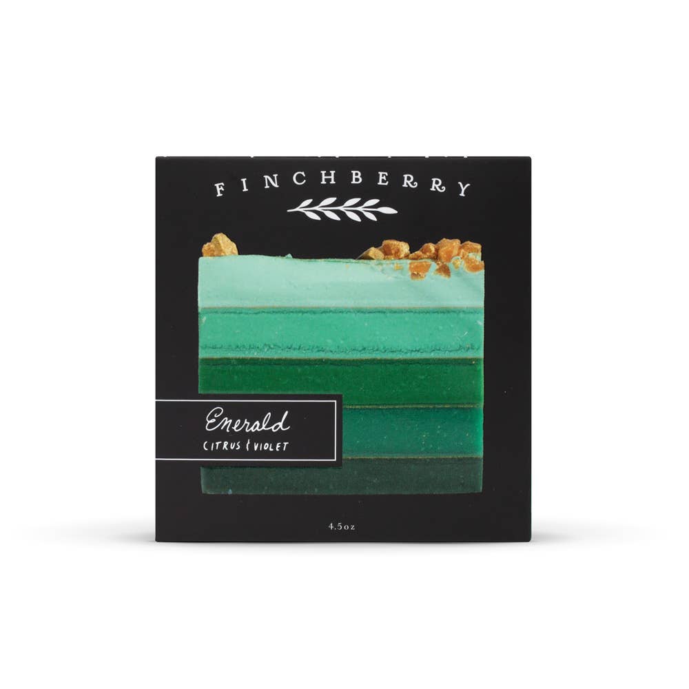 Finchberry Emerald Citrus & Violet Scented Nourishing Boxed Soap