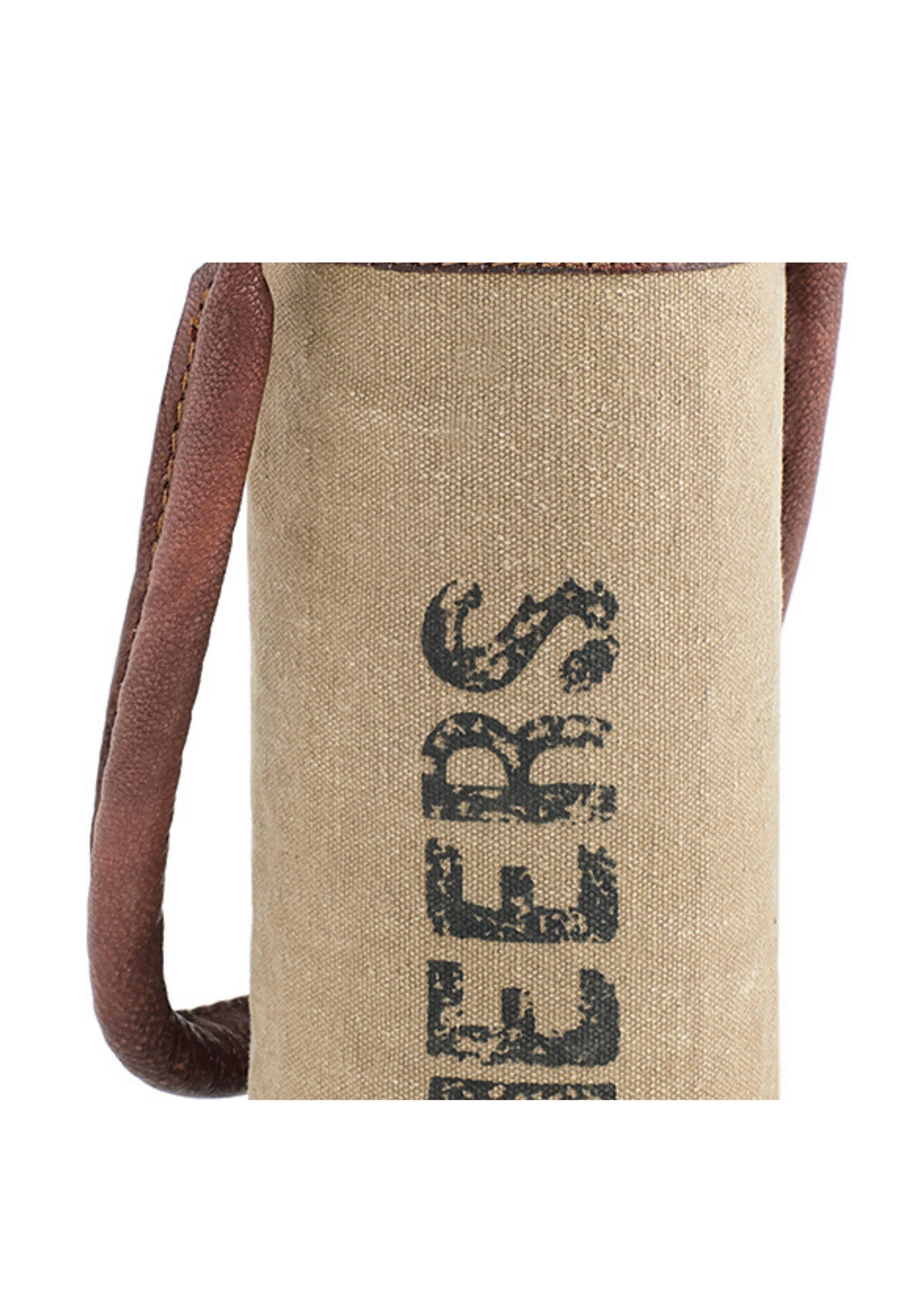 Cheers Up-Cycled Canvas Wine Bag