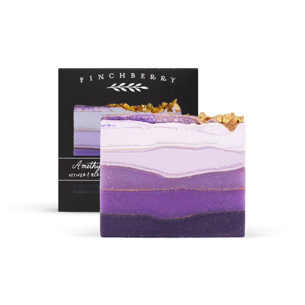 Finchberry Amethyst Rejuvenating Vegan Boxed Soap