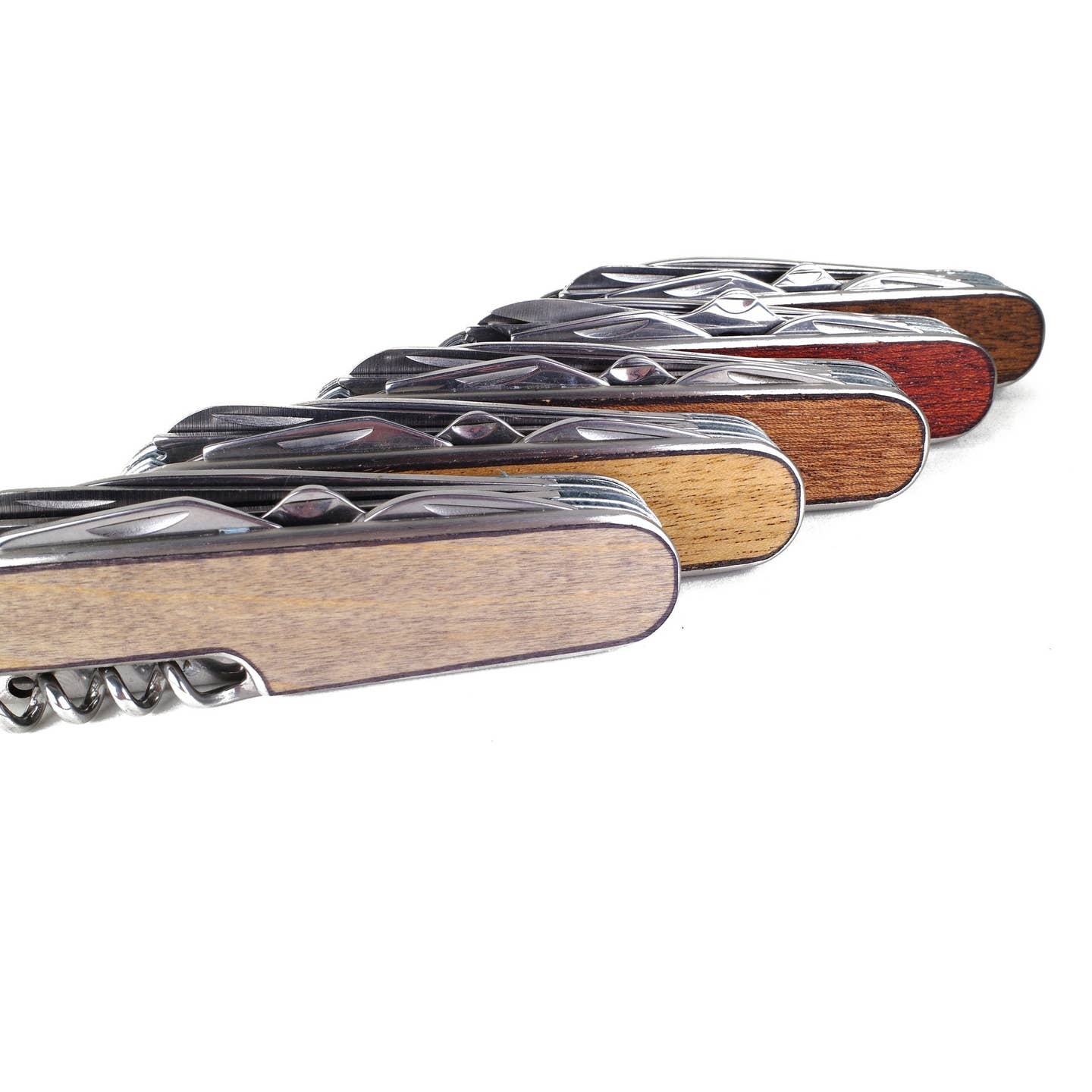 Wood Embossed Multitool Pocket Knife