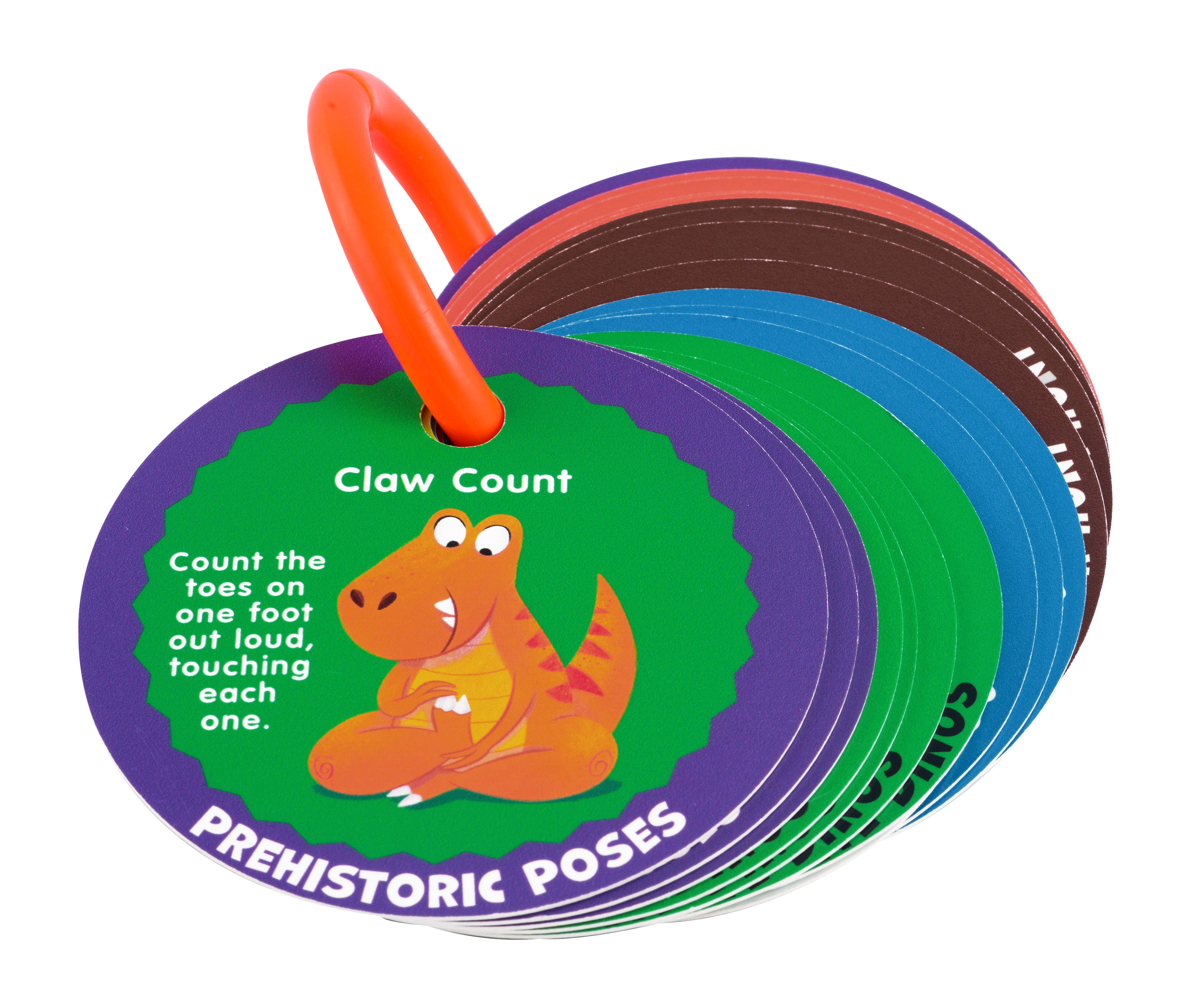 Preschool Action Cards Dino Stomp and Roar!