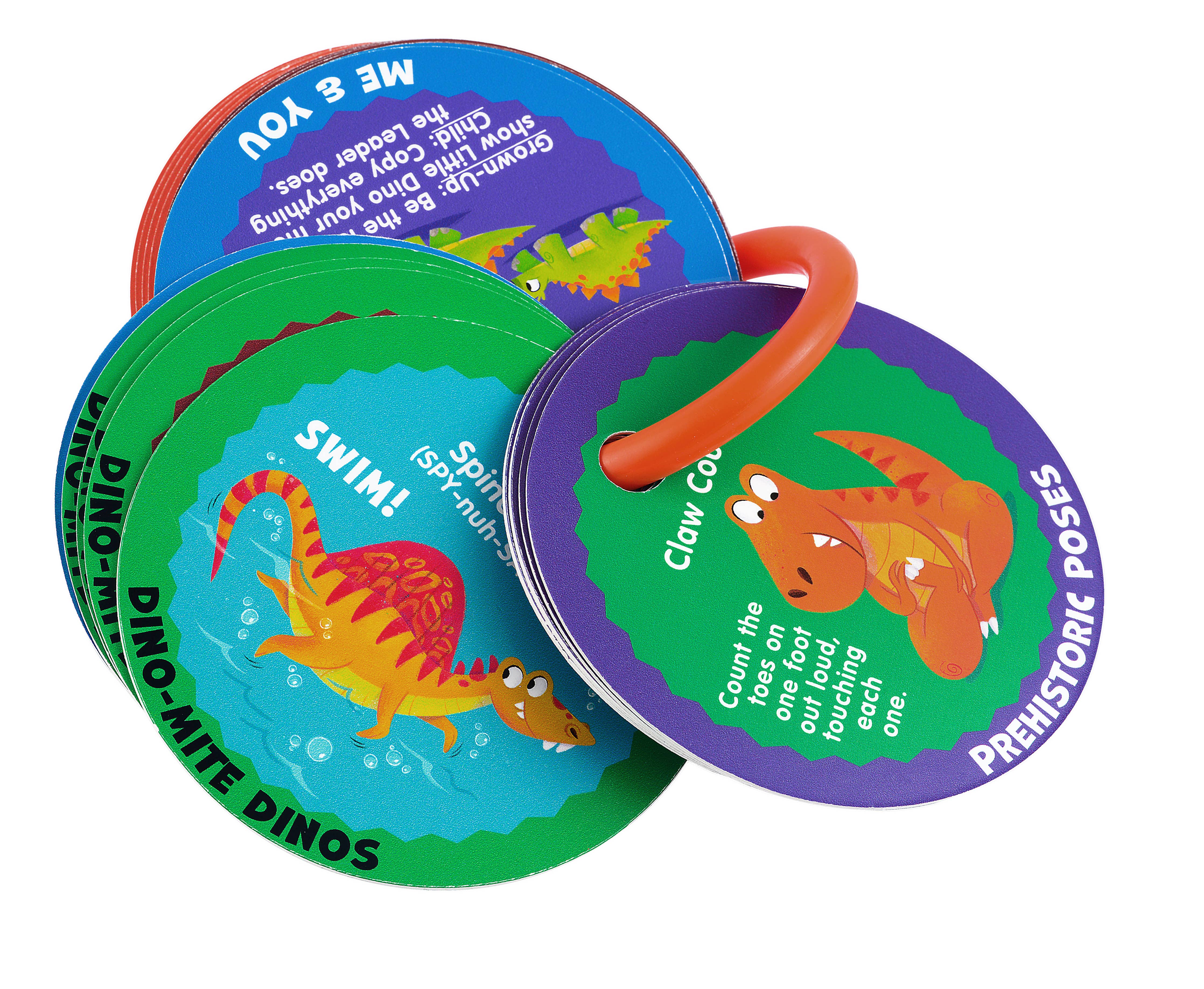 Preschool Action Cards Dino Stomp and Roar!