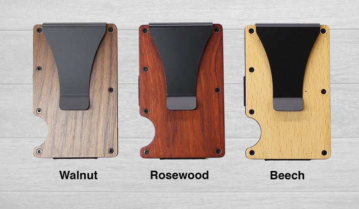 Minimalist RFID Wood Wallet