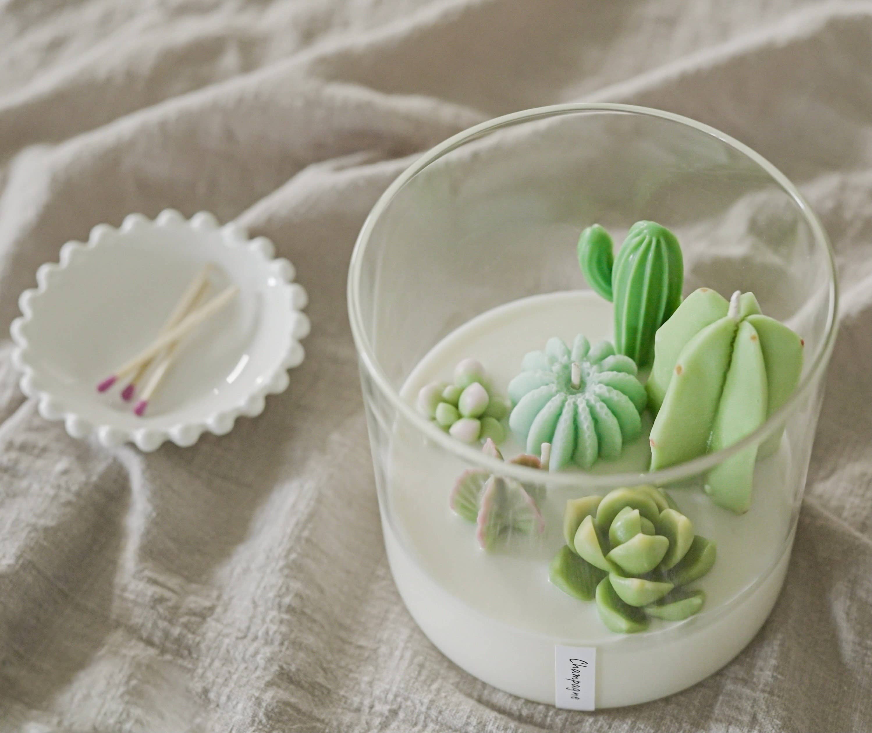 Large 3-wick Terrarium Candle | Soy blend: Mountain Walk