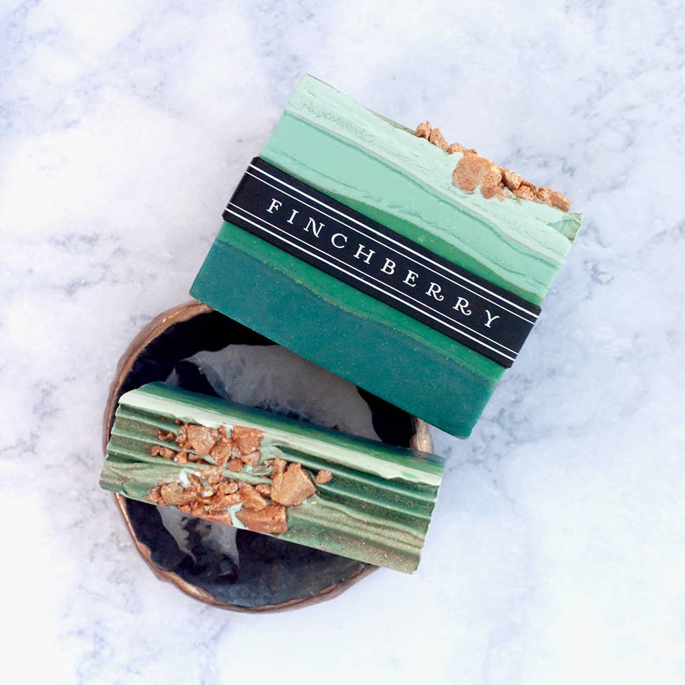 Finchberry Emerald Citrus & Violet Scented Nourishing Boxed Soap