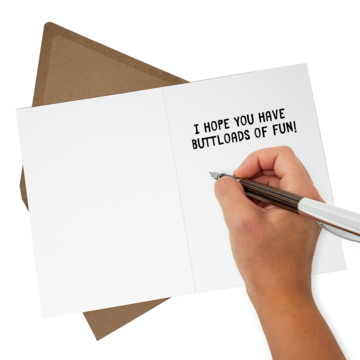 Sweet Cheeks - Funny Birthday Card
