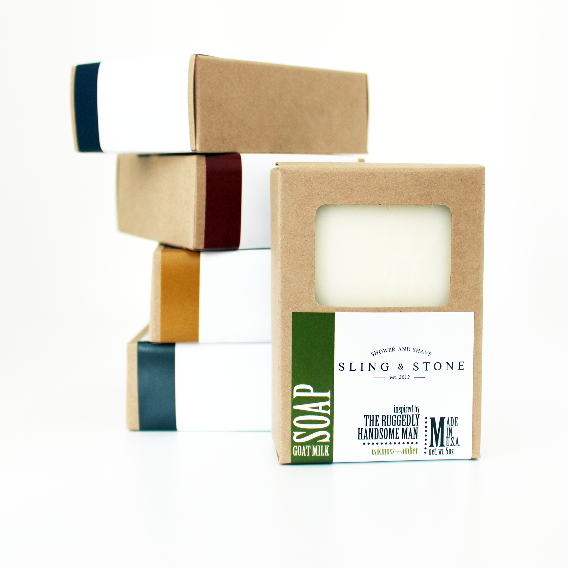 Handcrafted 'Manly' Soap Bars 'The Outdoorsman'