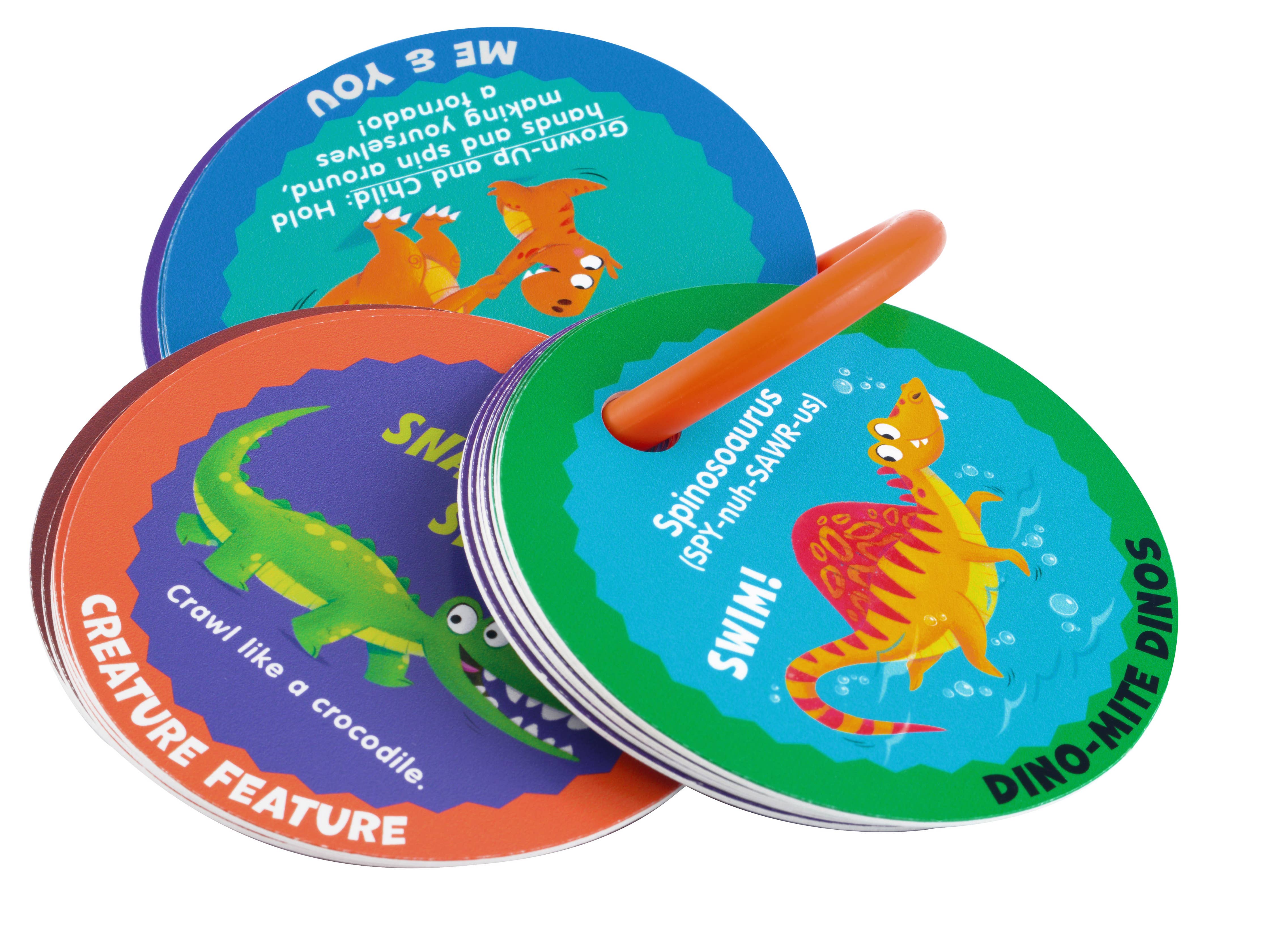 Preschool Action Cards Dino Stomp and Roar!