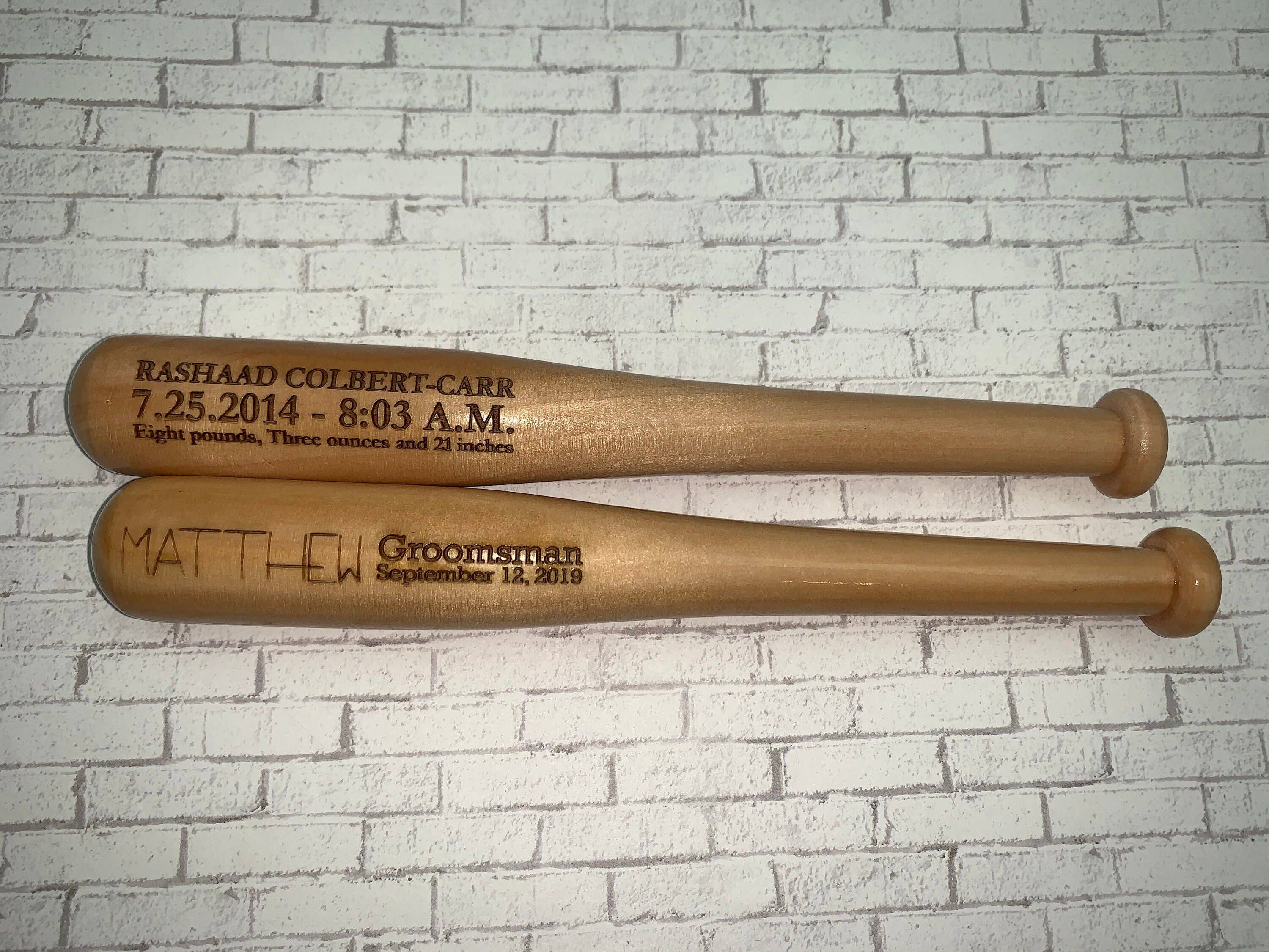 Personalized Mini Souvenir Bat - Engraved Baseball Bat
