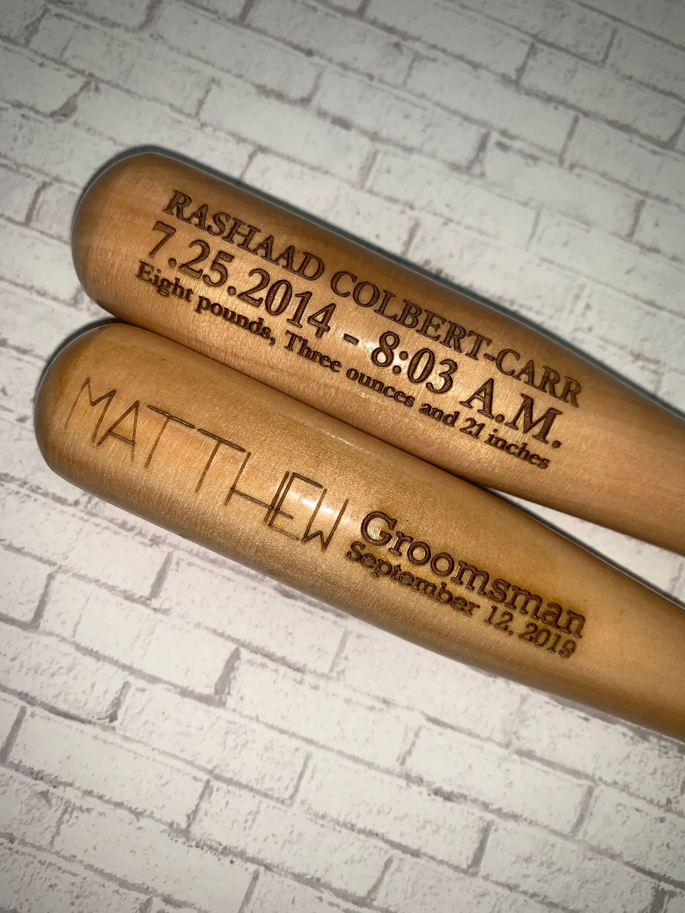 Personalized Mini Souvenir Bat - Engraved Baseball Bat