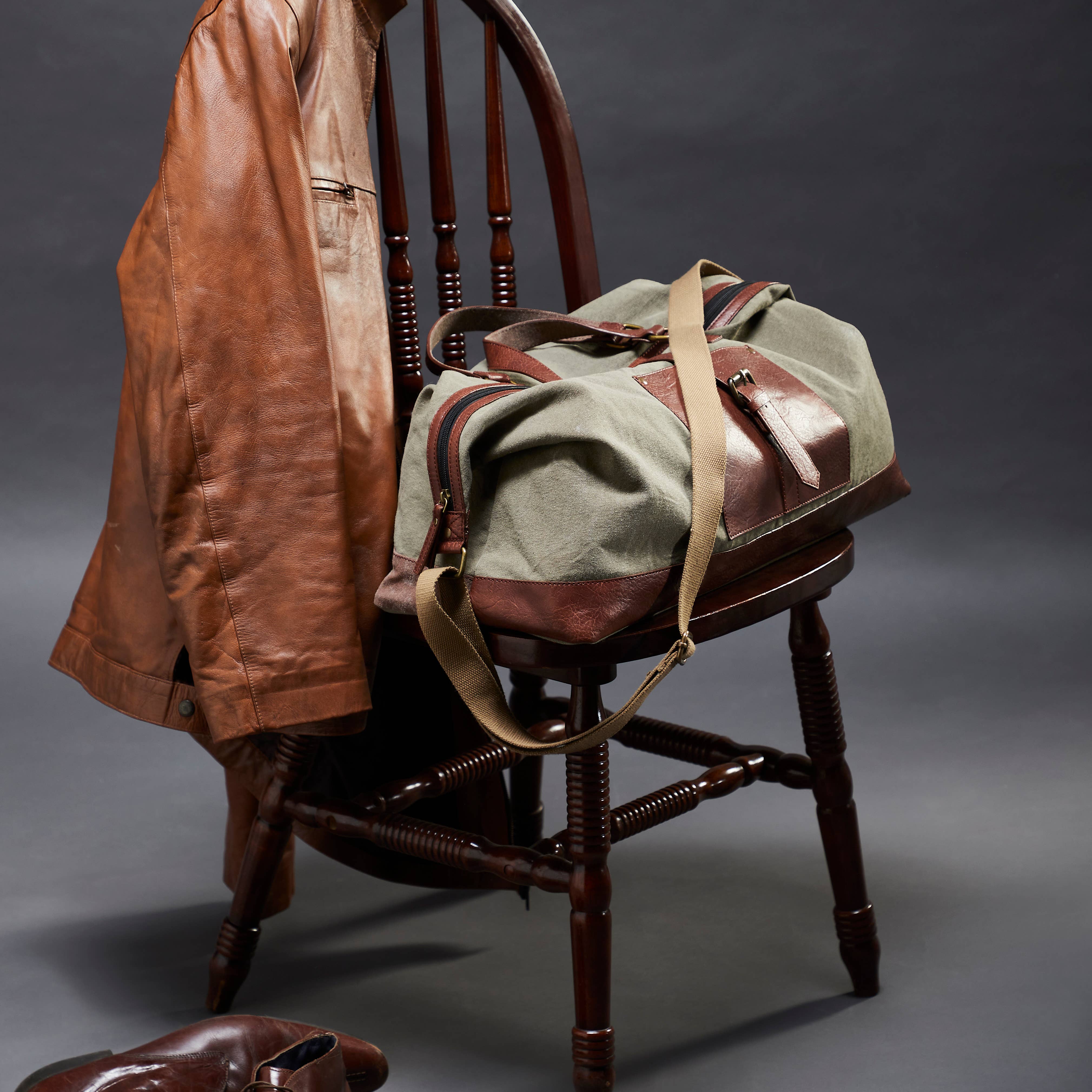 Wanderer Up-Cycled Canvas Weekender Bag