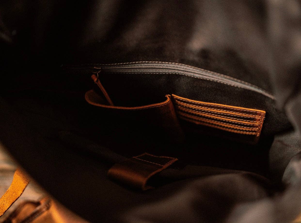 The “Jackson” Backpack: Beige