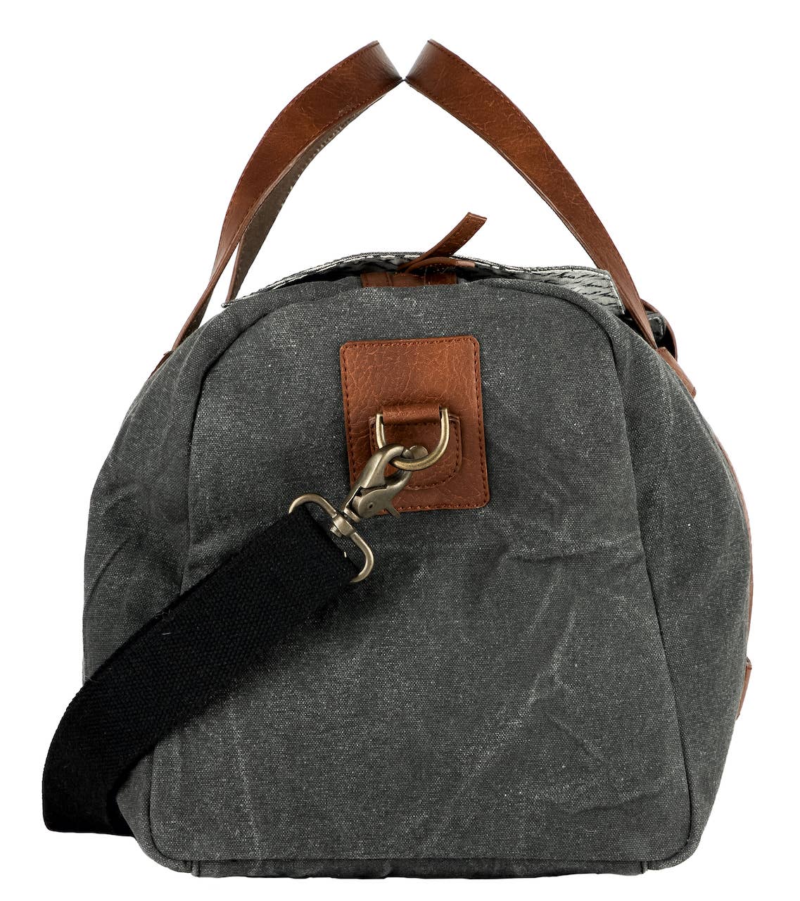 Aldrich Up-Cycled Canvas Duffle Weekender Bag