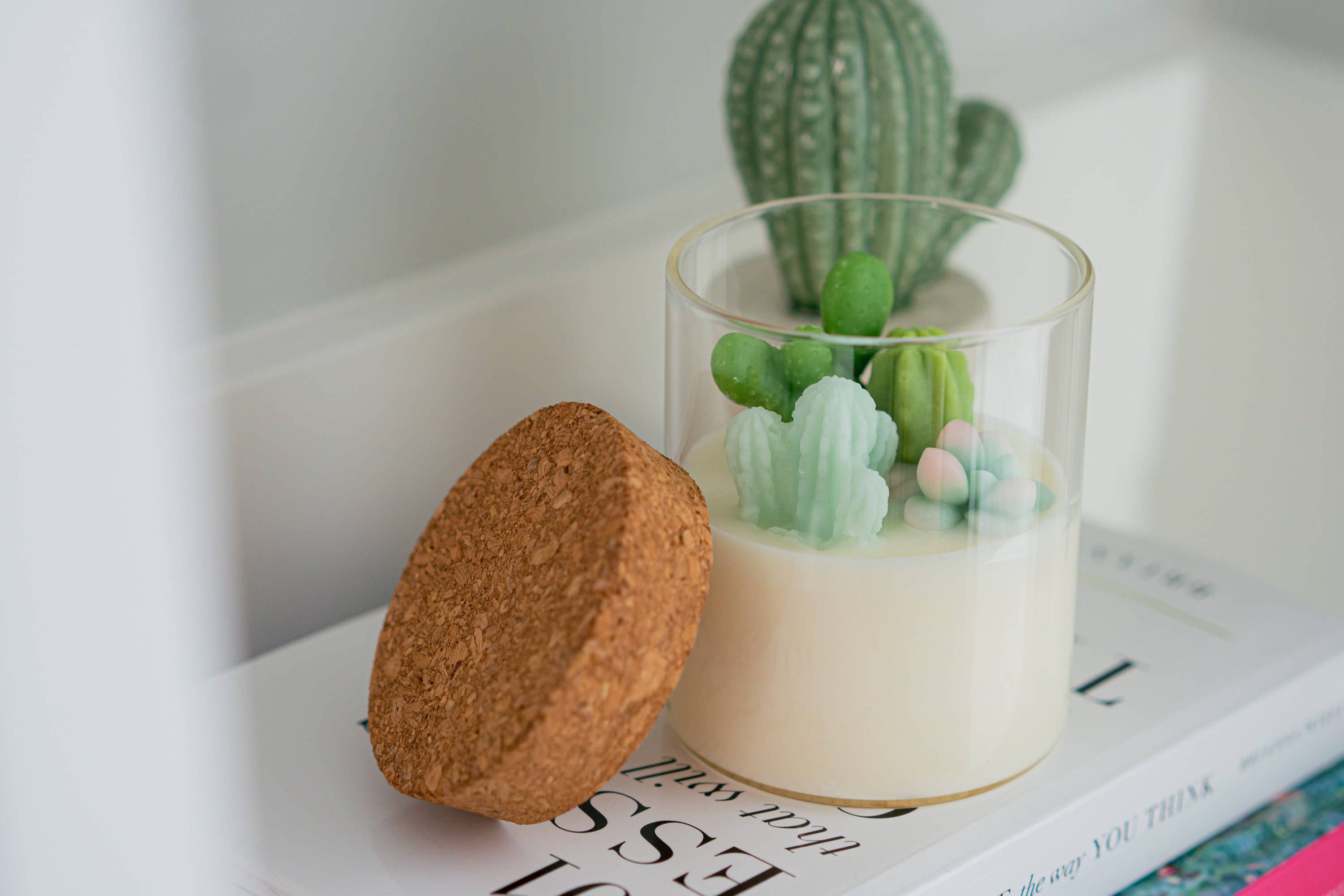 Prickly Pear Cactus Candle| | Soy Blend: Beach Vibe