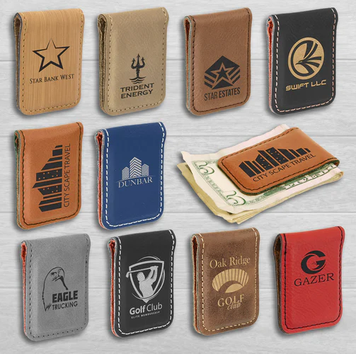 Leatherette Money Clip