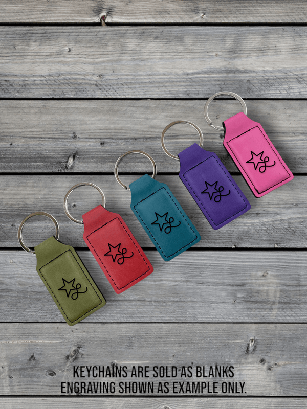 Leatherette Keychain