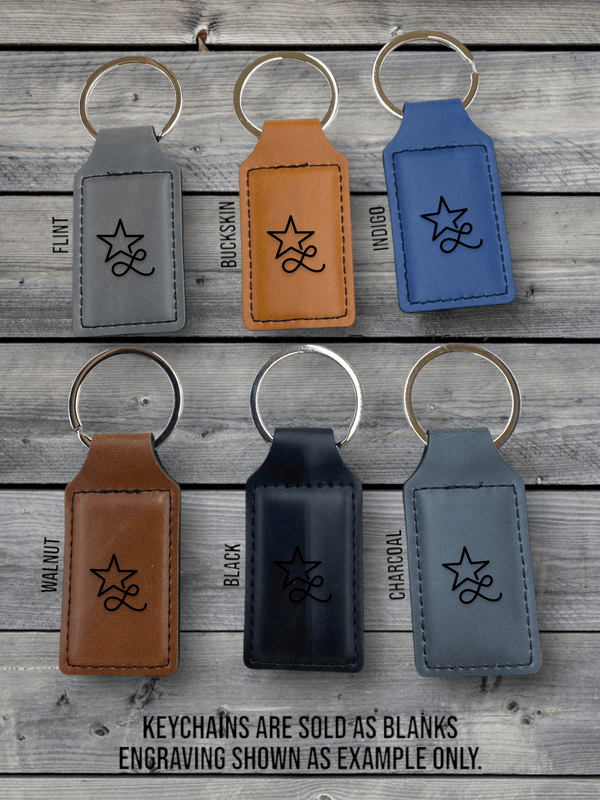 Leatherette Keychain
