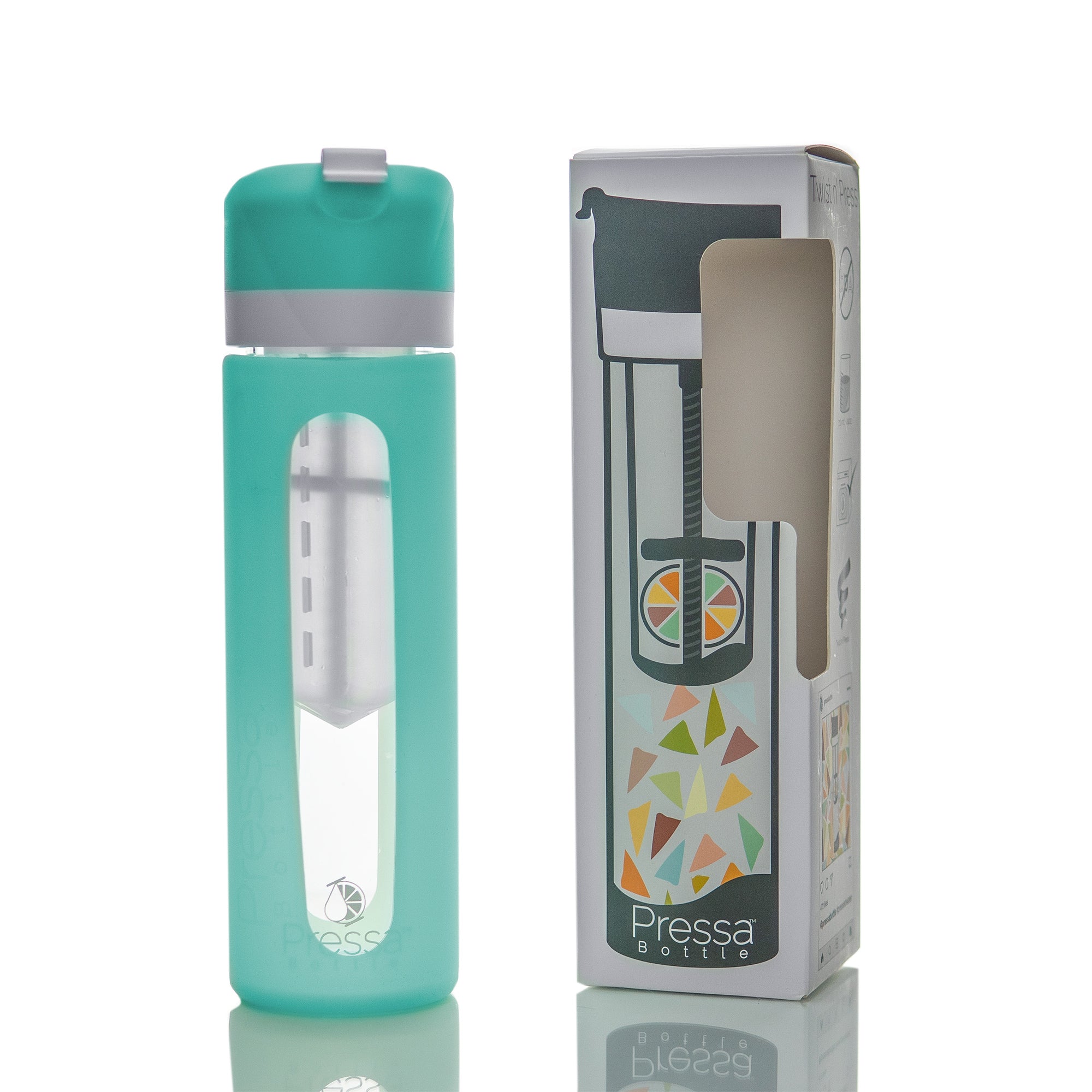 Pressa Glass Water Bottle