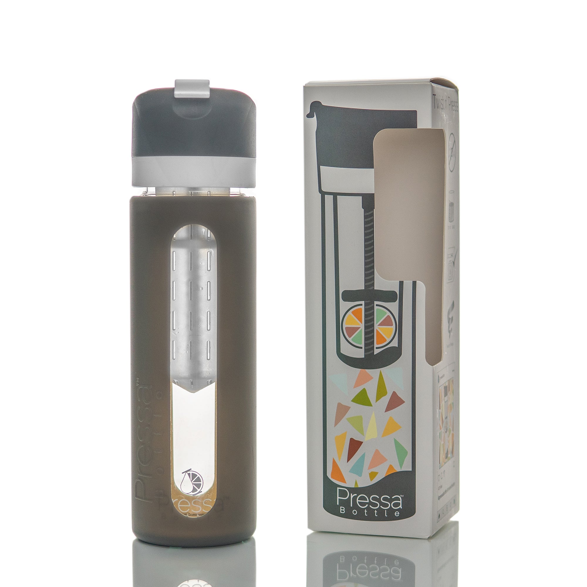 Pressa Glass Water Bottle