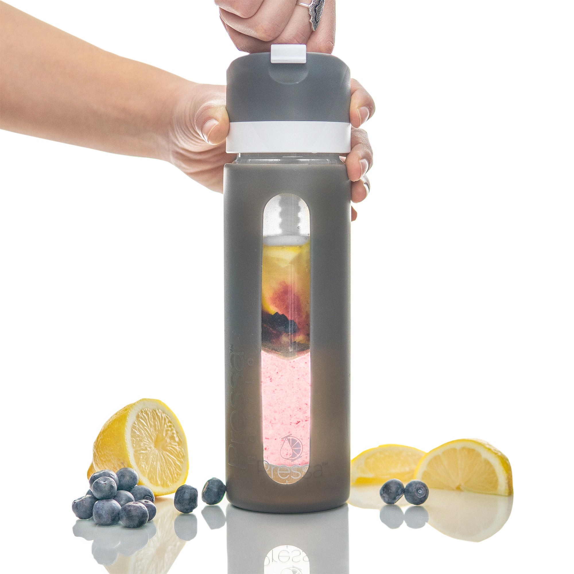 Pressa Glass Water Bottle