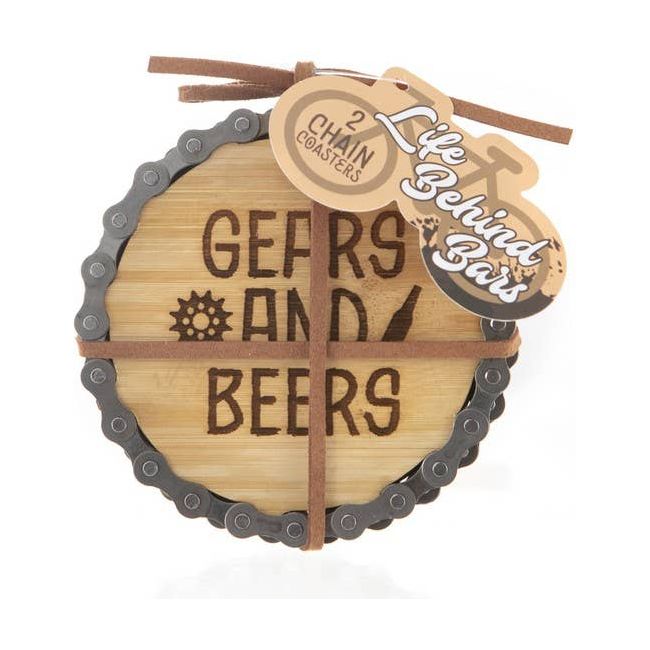 Bike Chain Coasters - Set of 2