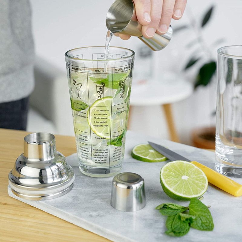 Bartenders Mixer Glass Cocktail Shaker