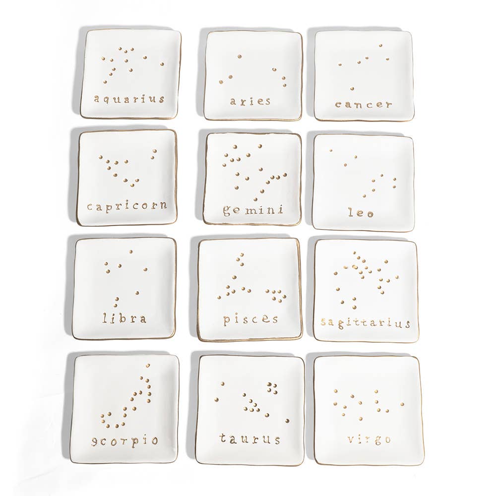 Finchberry Ceramic Soap Dish - Zodiac Collection