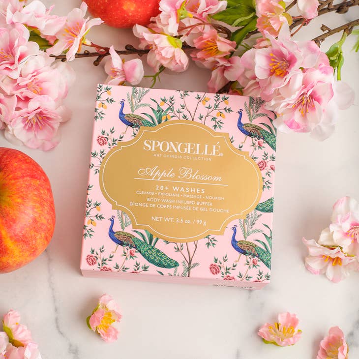 Spongelle Body Wash Infused Buffer 20+ Apple Blossom