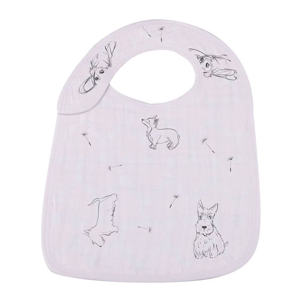 Muslin Snap Bibs - Dandelions