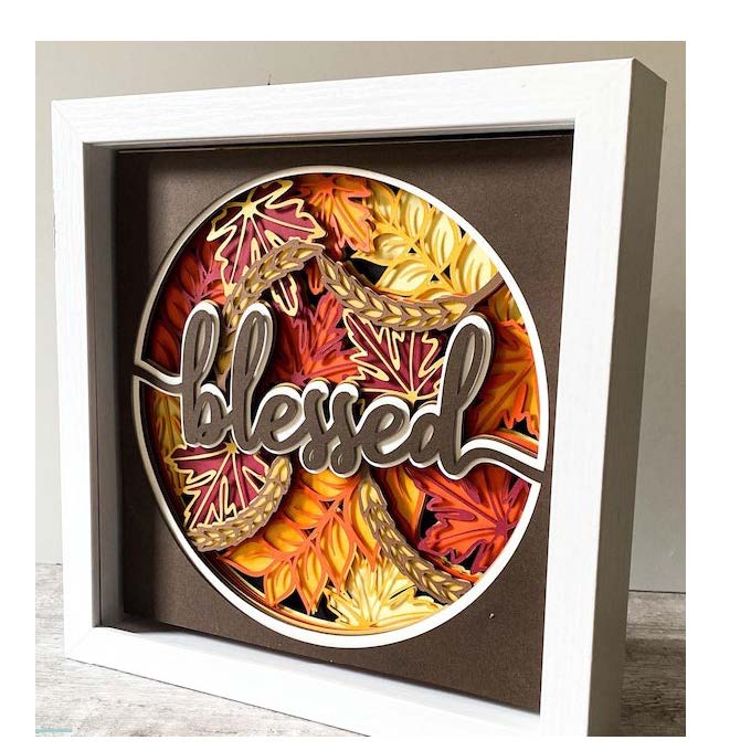 Shadow Box Art - Autumn Designs