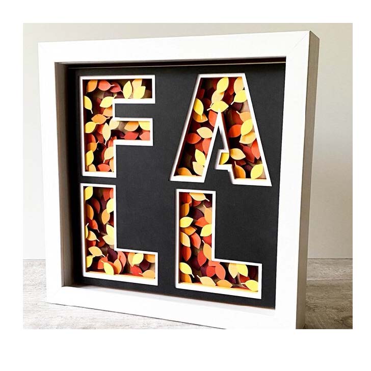 Shadow Box Art - Autumn Designs