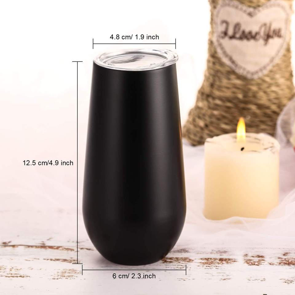 Champagne Flute Tumbler - 10 oz