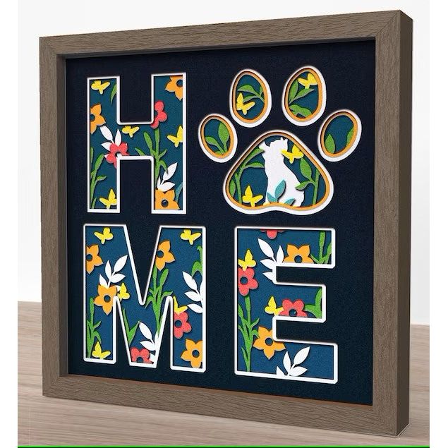 Shadow Box Art - Home