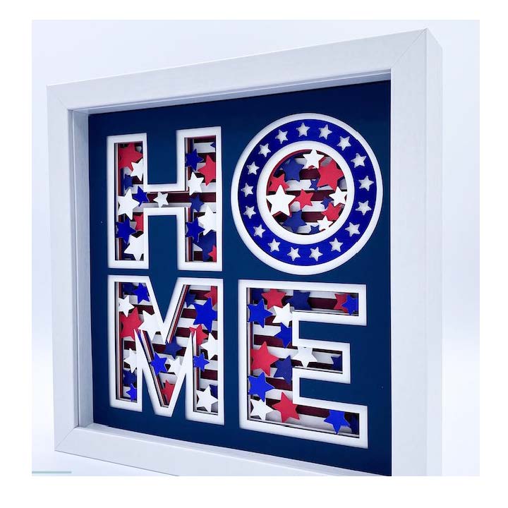 Shadow Box Art - Home