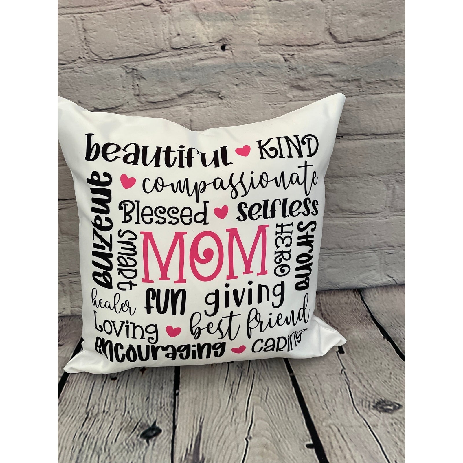 Decorative Pillow - White 16 x 16"