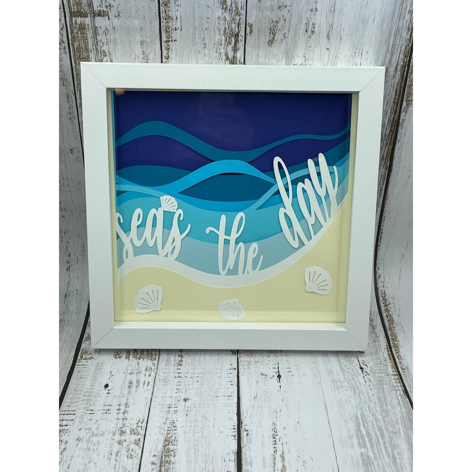 Shadow Box Art - Beach Theme
