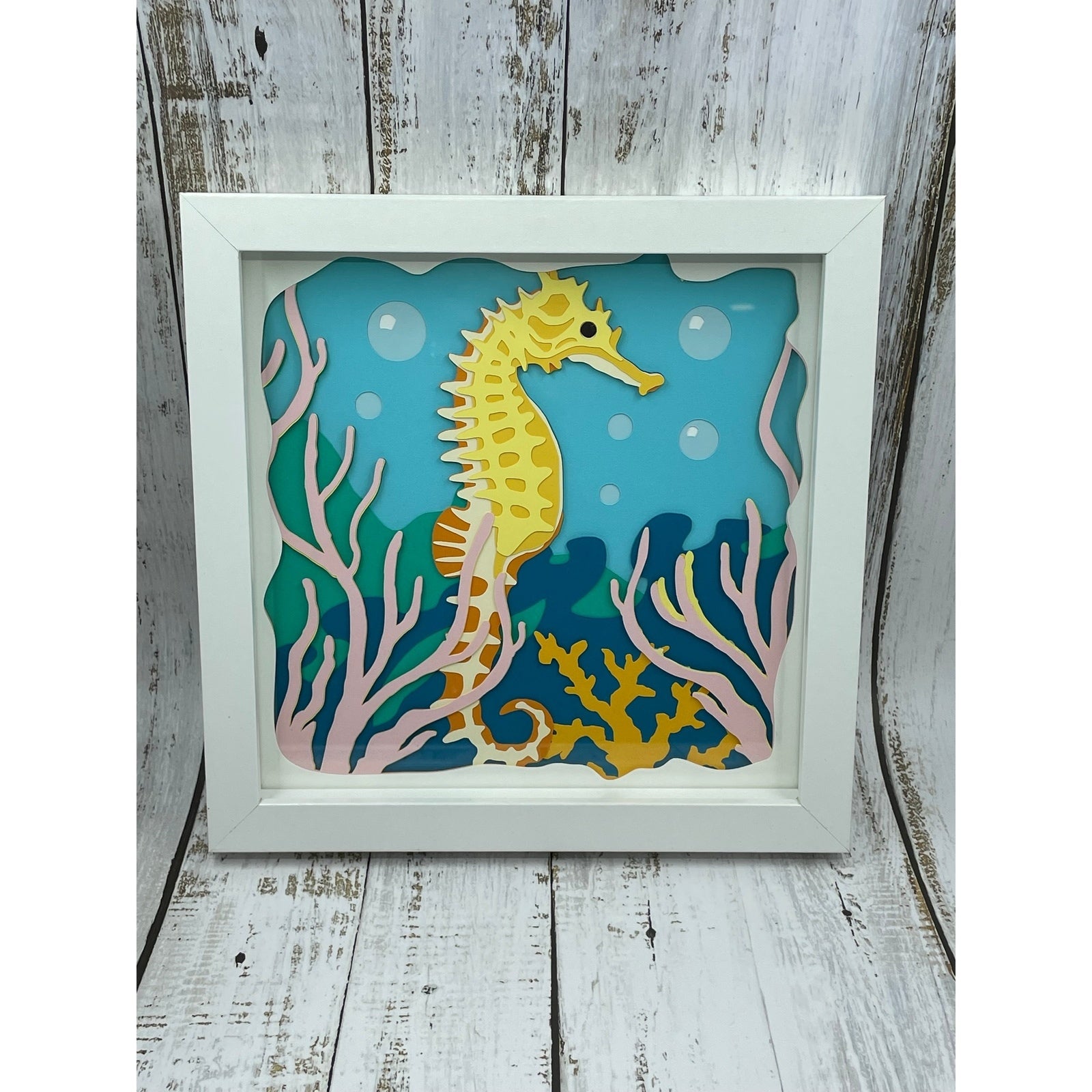 Shadow Box Art - Beach Theme