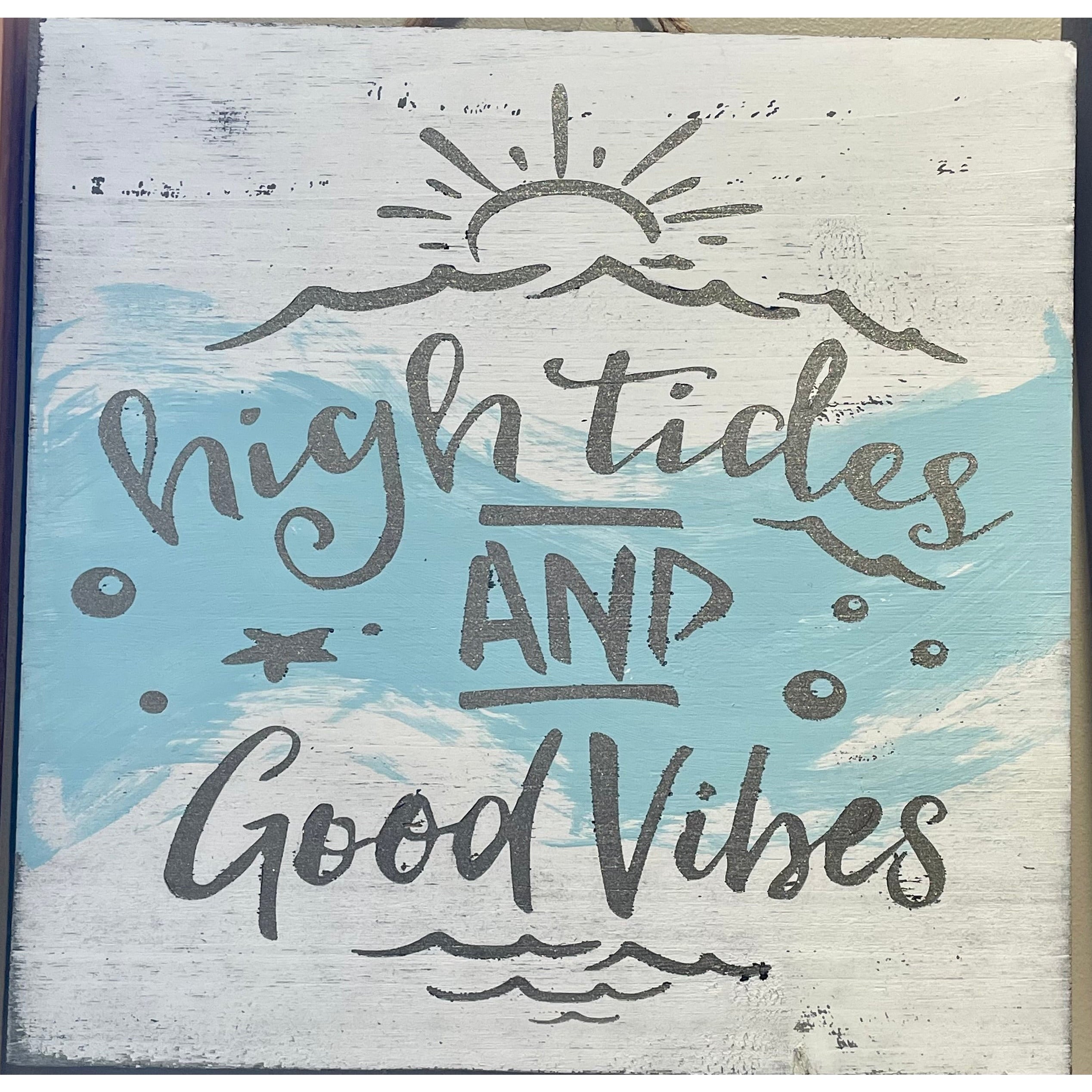 Decorative Wood Sign  10" x 10"