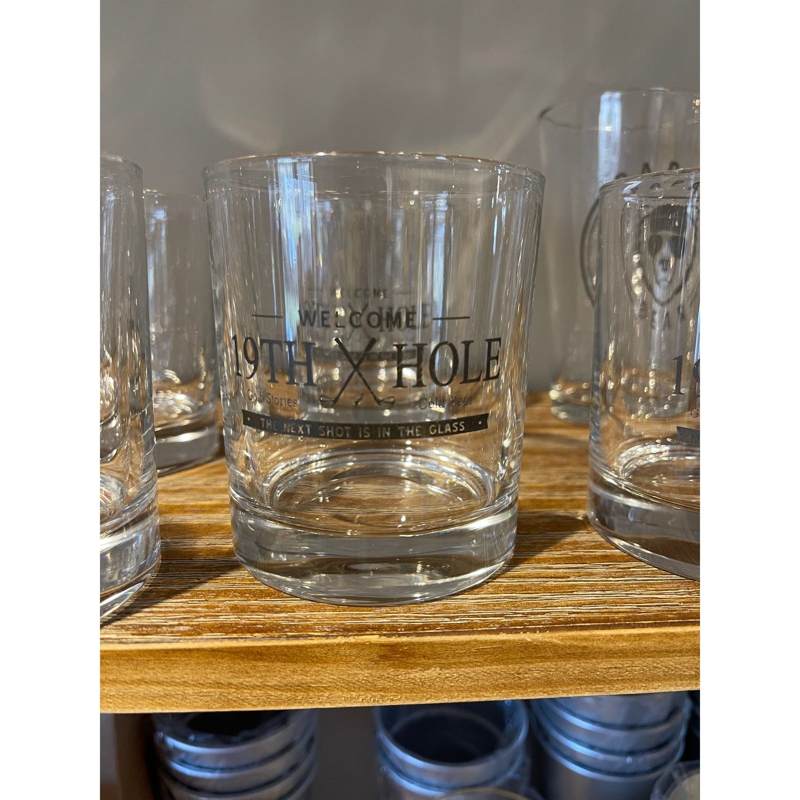 Whiskey Glass 12 ounce engraved