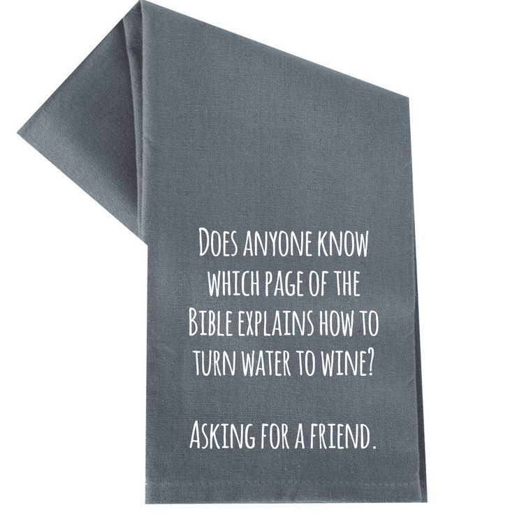 Humorous Kitchen Hand Towels