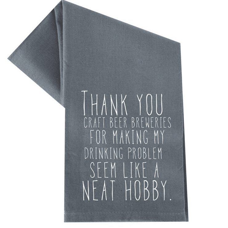 Humorous Kitchen Hand Towels