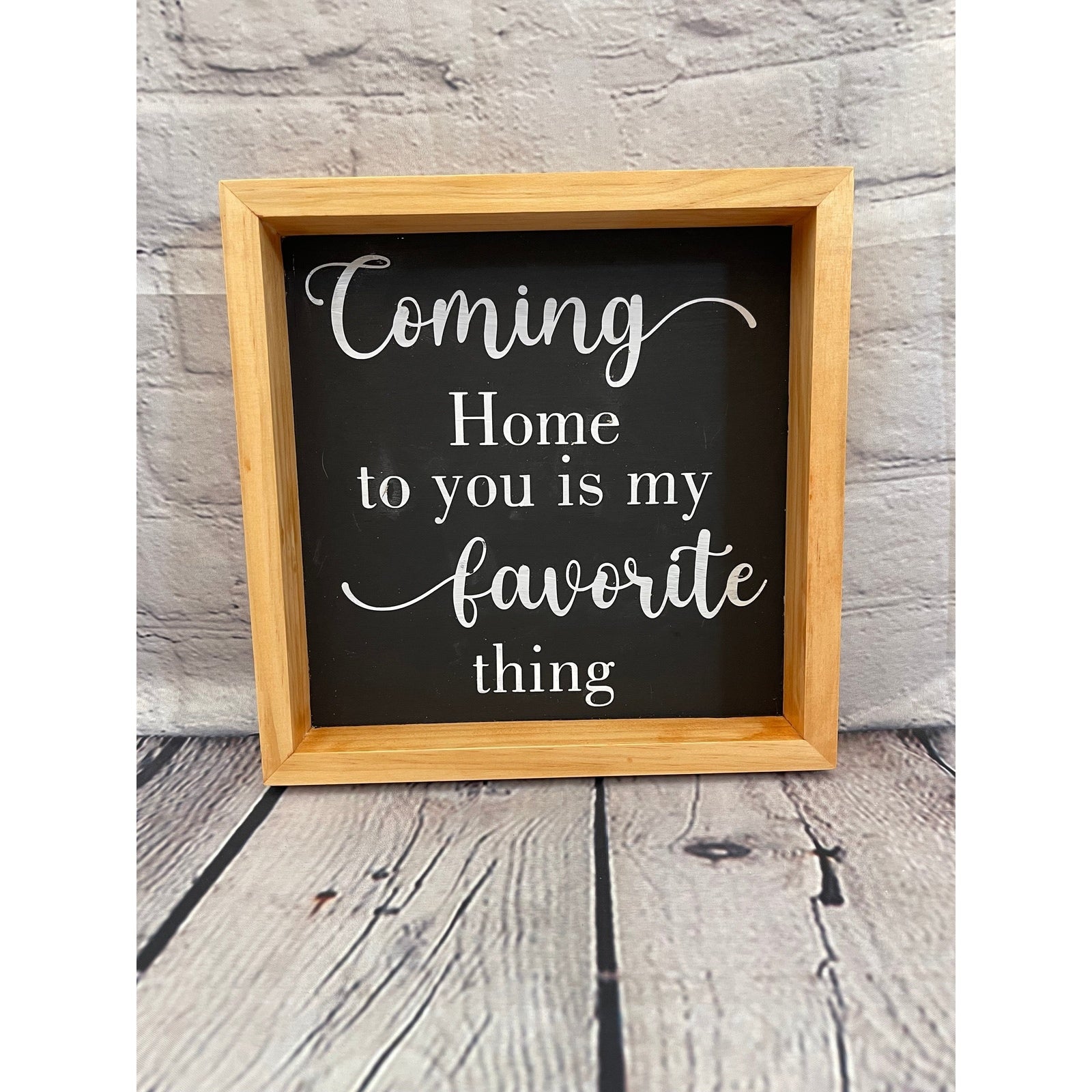 Decorative Wood Sign  10" x 10"