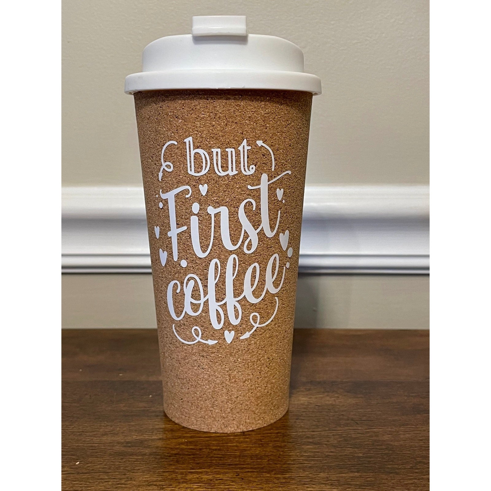 Cork & Bamboo To-Go Coffee Tumbler 16 oz
