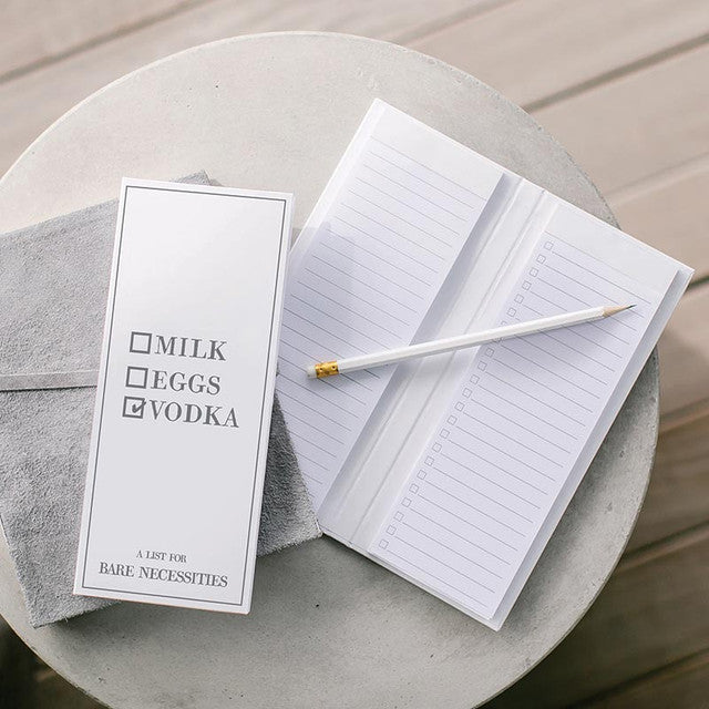 Face to Face Milk Egg Vodka List Pad