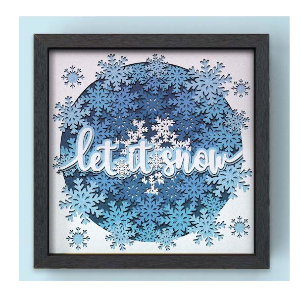 Shadow Box Art - Winter Designs