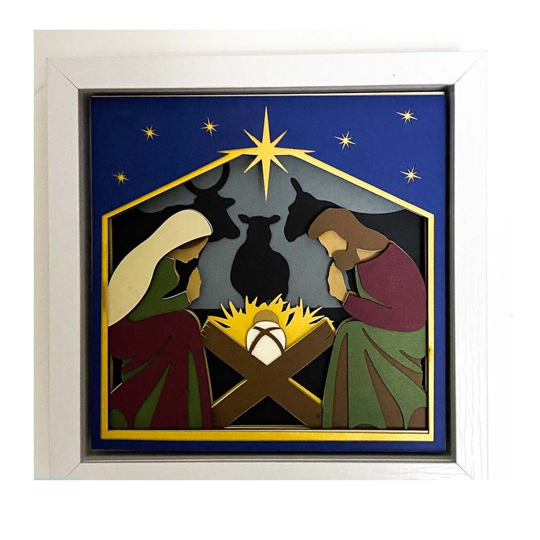 Shadow Box Art - Winter Designs